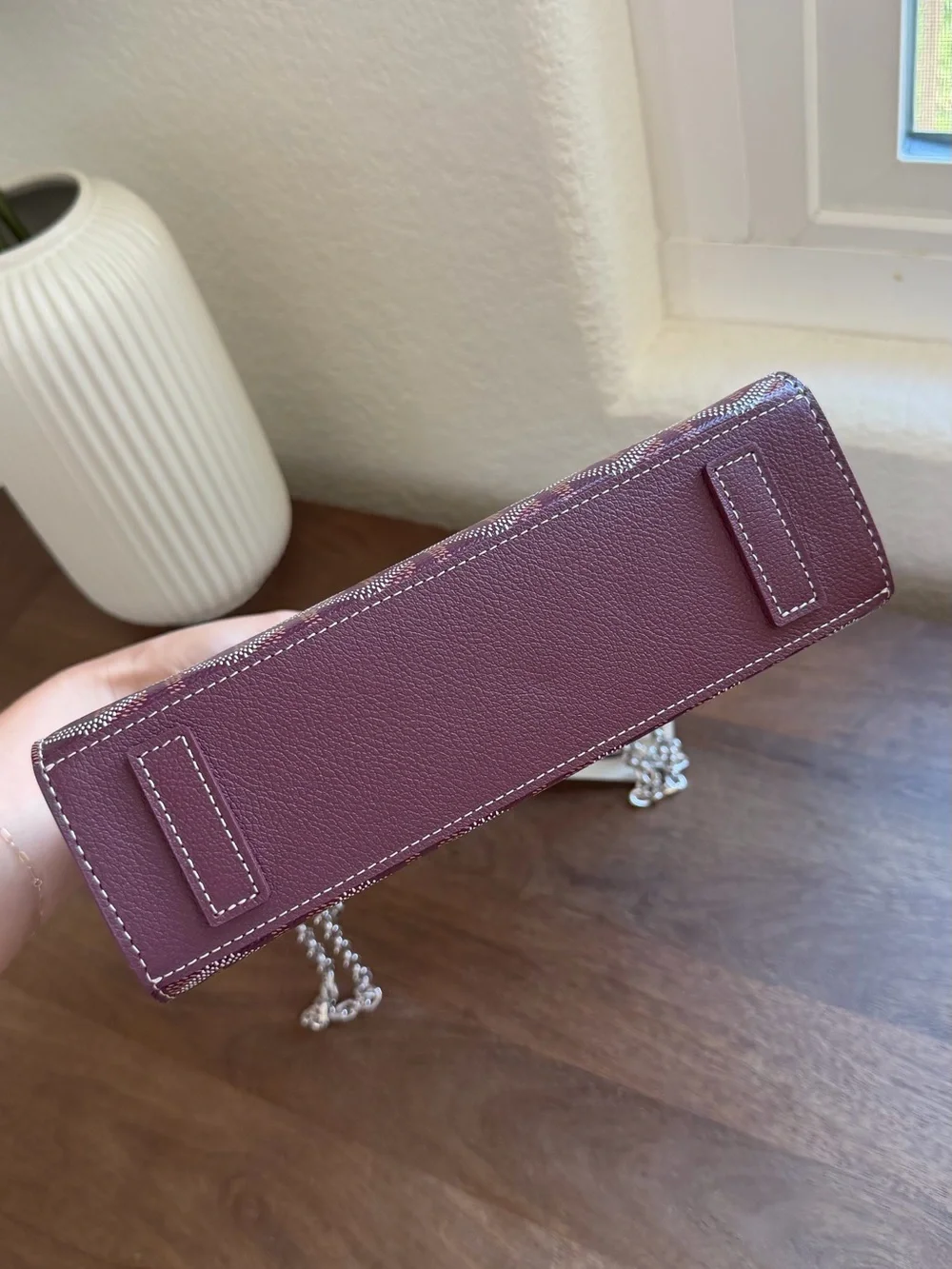 Rouette Structuré Mini Bag Burgundy
